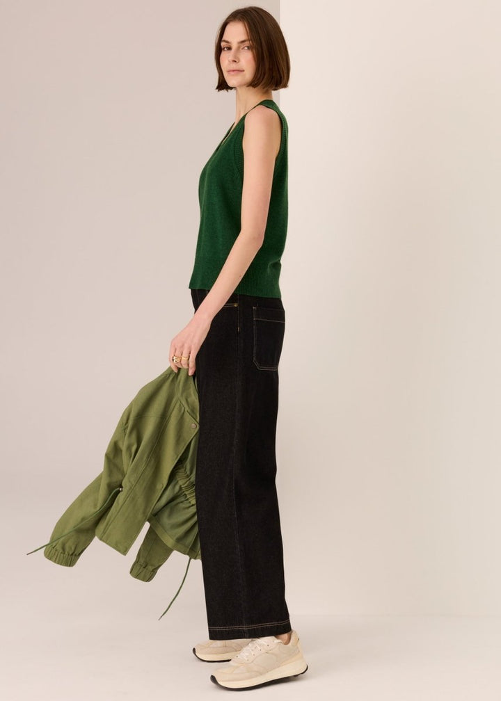 Orson Vest - Green knit POL