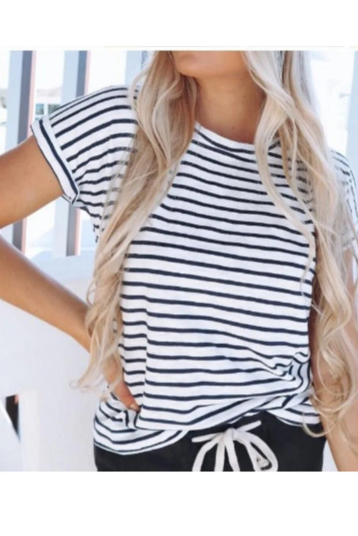 Oscar Tee Shirt - Navy Tee shirt Little Lies