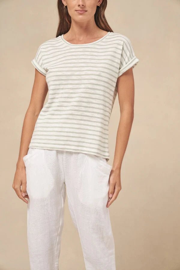 Oscar Tee Shirt - Sage Tee shirt Little Lies
