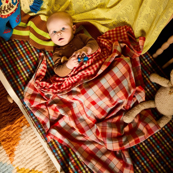 Otis Baby Wrap - Poppy - Stanleyandstone
