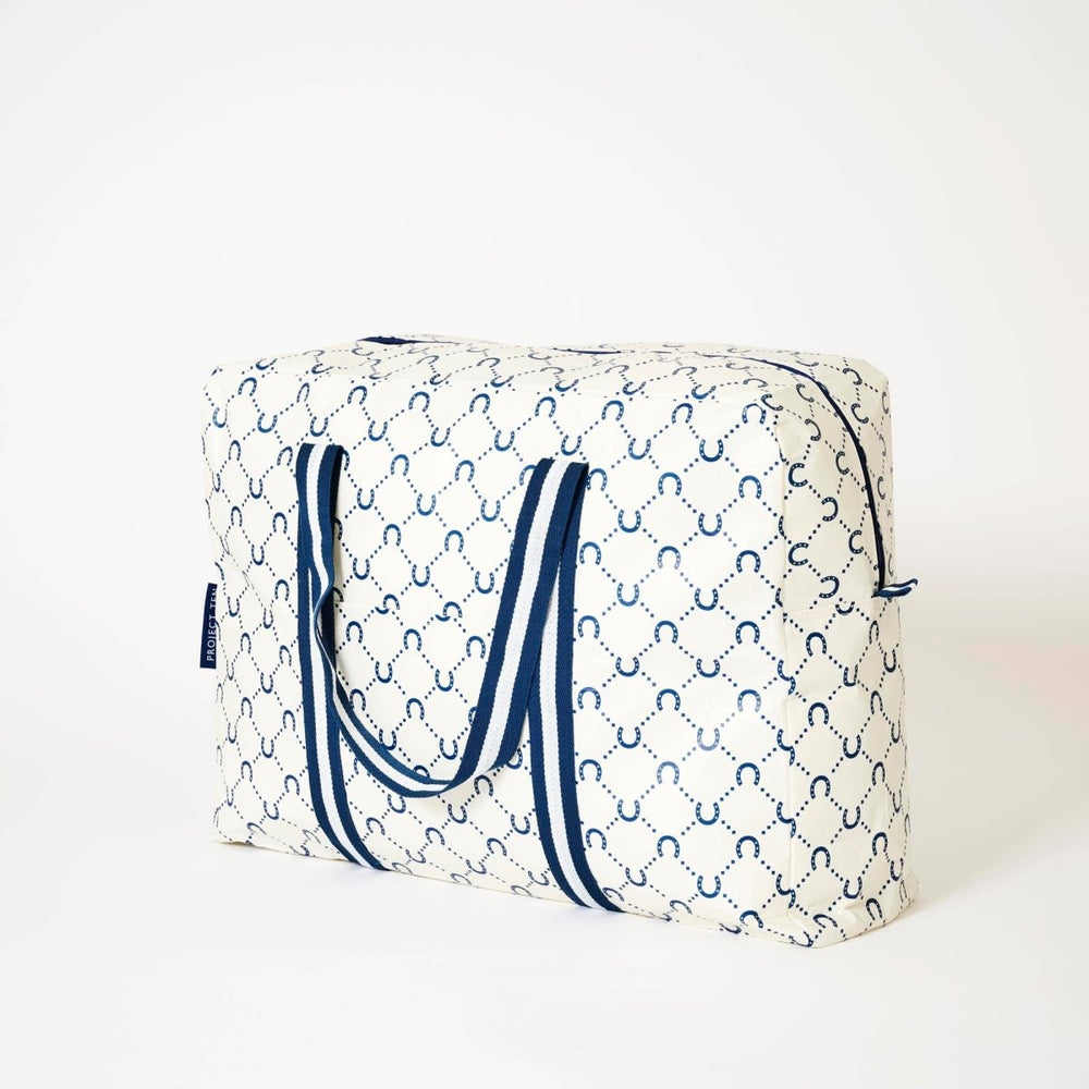 Overnight Bag – Navy Horseshoe - Stanleyandstone