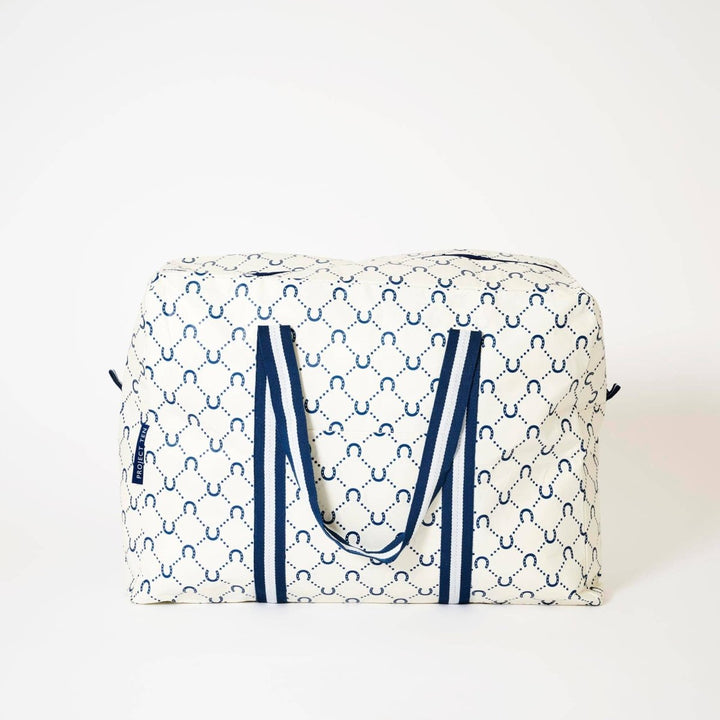 Overnight Bag – Navy Horseshoe - Stanleyandstone