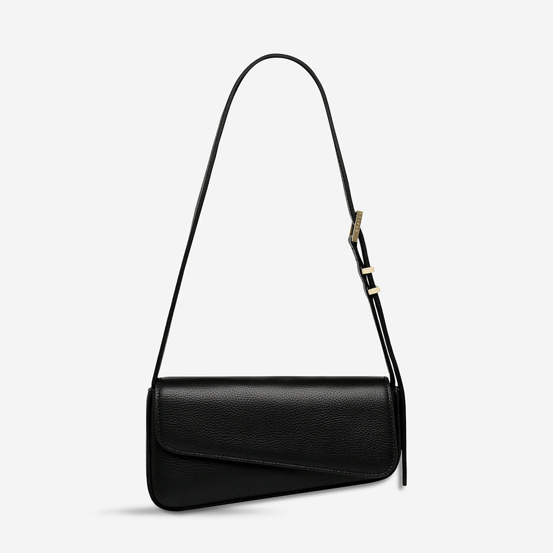 Overnight Obsession Bag - Black/Brushed Gold Status Anxiety