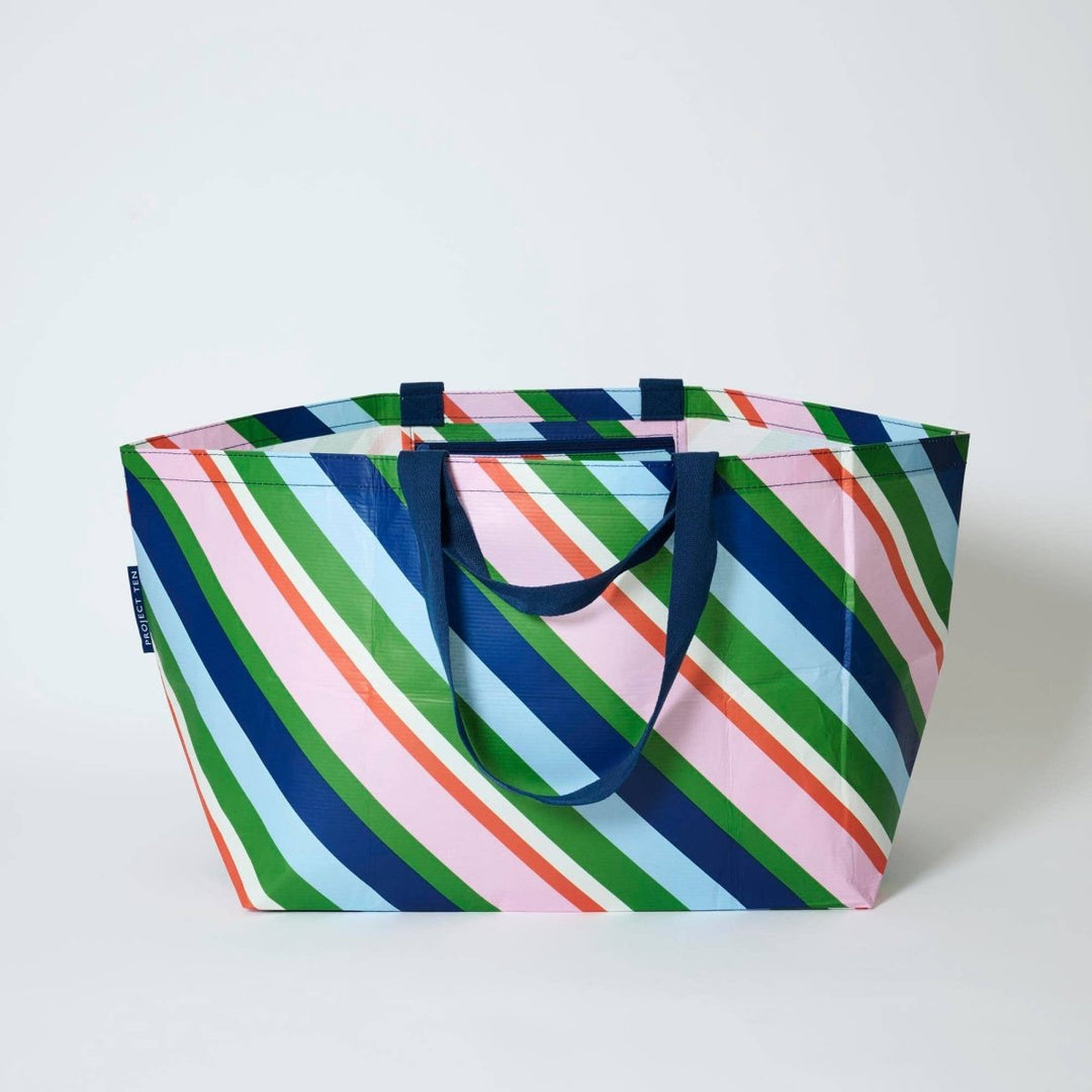 Oversized Tote – Rugby Stripe Project Ten Pty Ltd