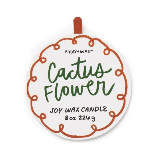 Paddywax - A dopo 8 oz./226g Flower Ceramic Candle - Cactus Flower Boxed candle Paddywax