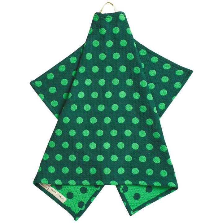 Paige Tea Towel - Verdant Sage &amp; Clare