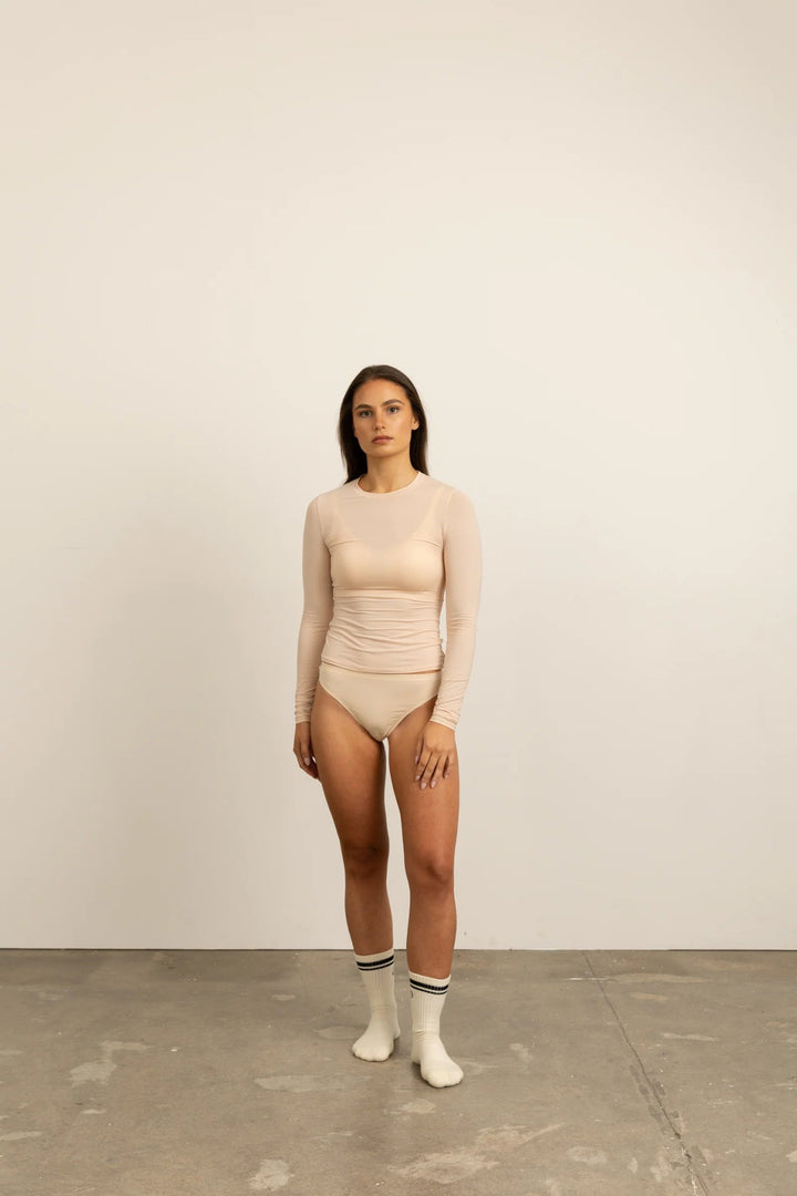Paire Foundation Long Sleeve Thermal Top - Beige underwear Paire