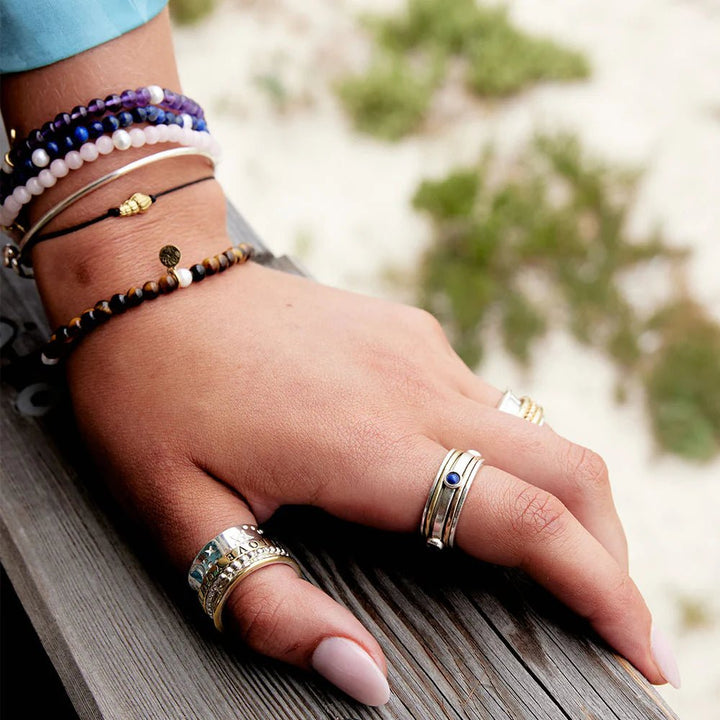 Palas Creativity Lapis Lazuli Meditation Spin Ring ring Palas