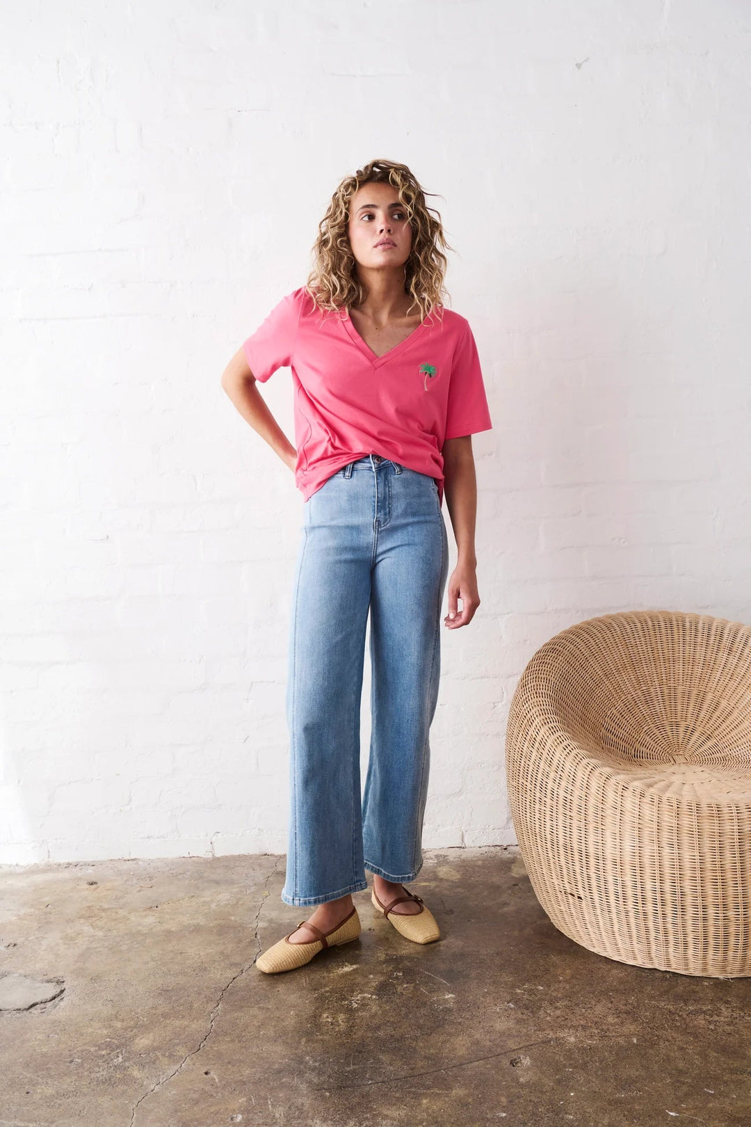 Palazzo Jean - 70s Blue JEANS Kireina