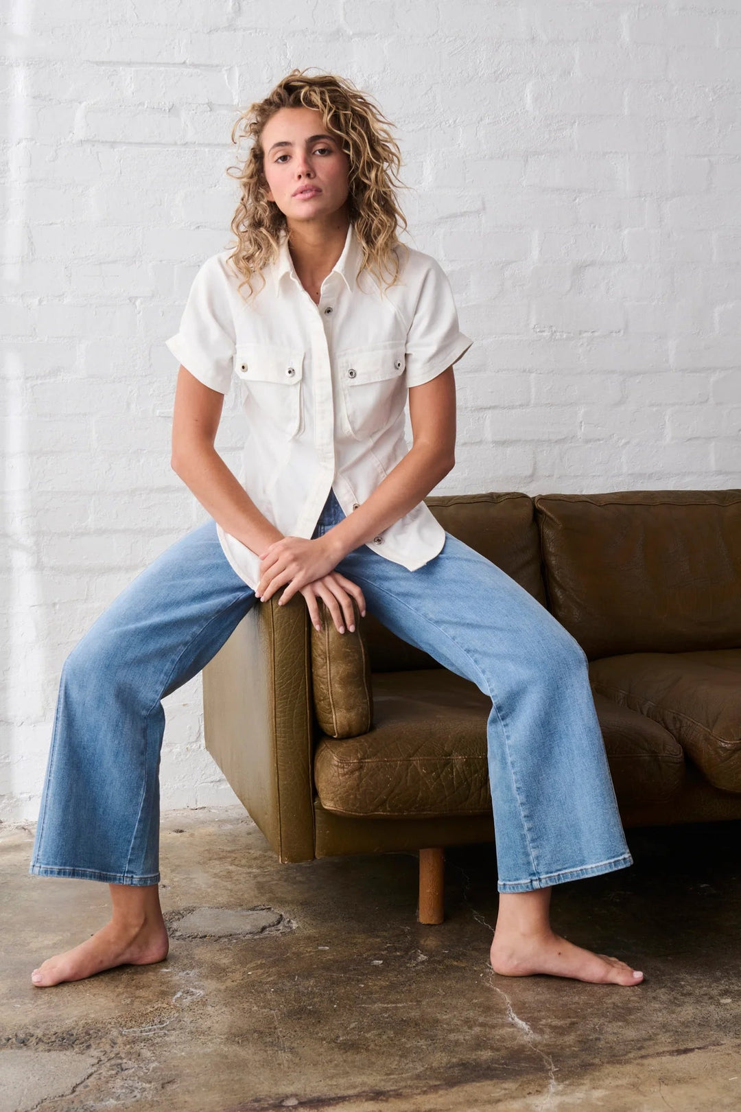 Palazzo Jean - 70s Blue JEANS Kireina