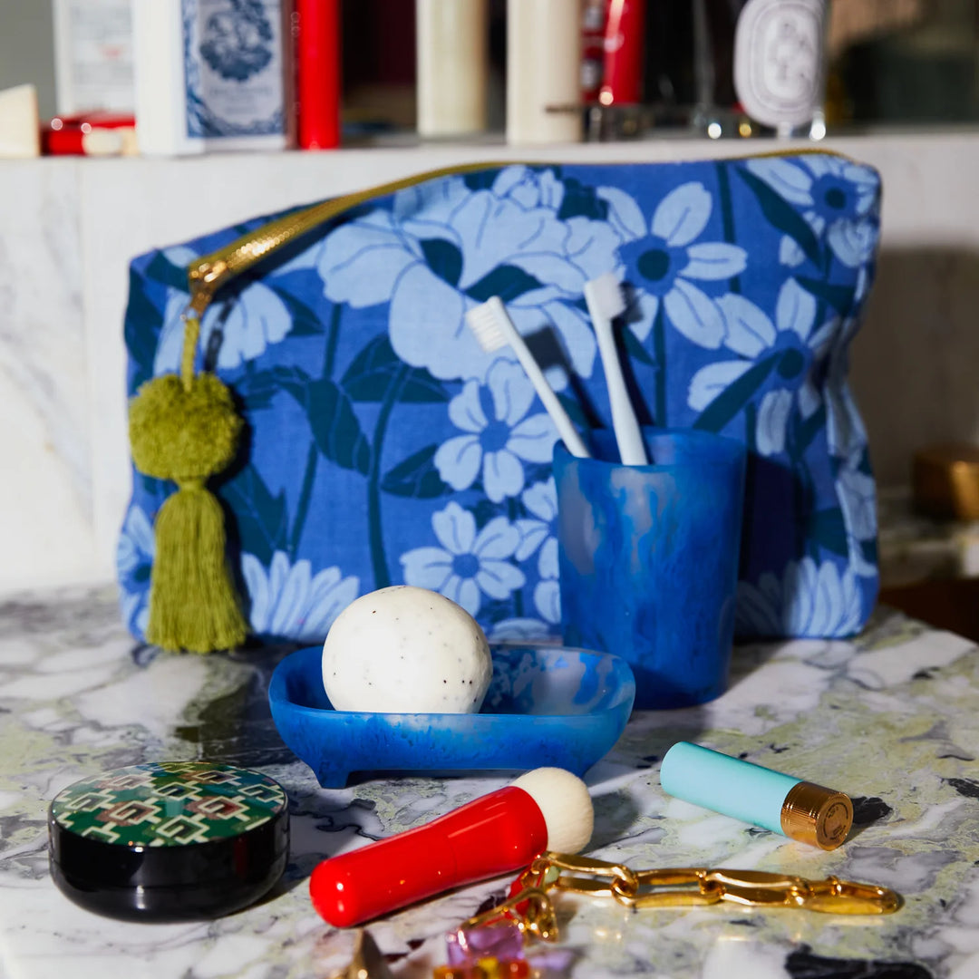 Sage and Clare - BERNADA COSMETIC BAG Cosmetic & Toiletry Bags Sage & Clare   