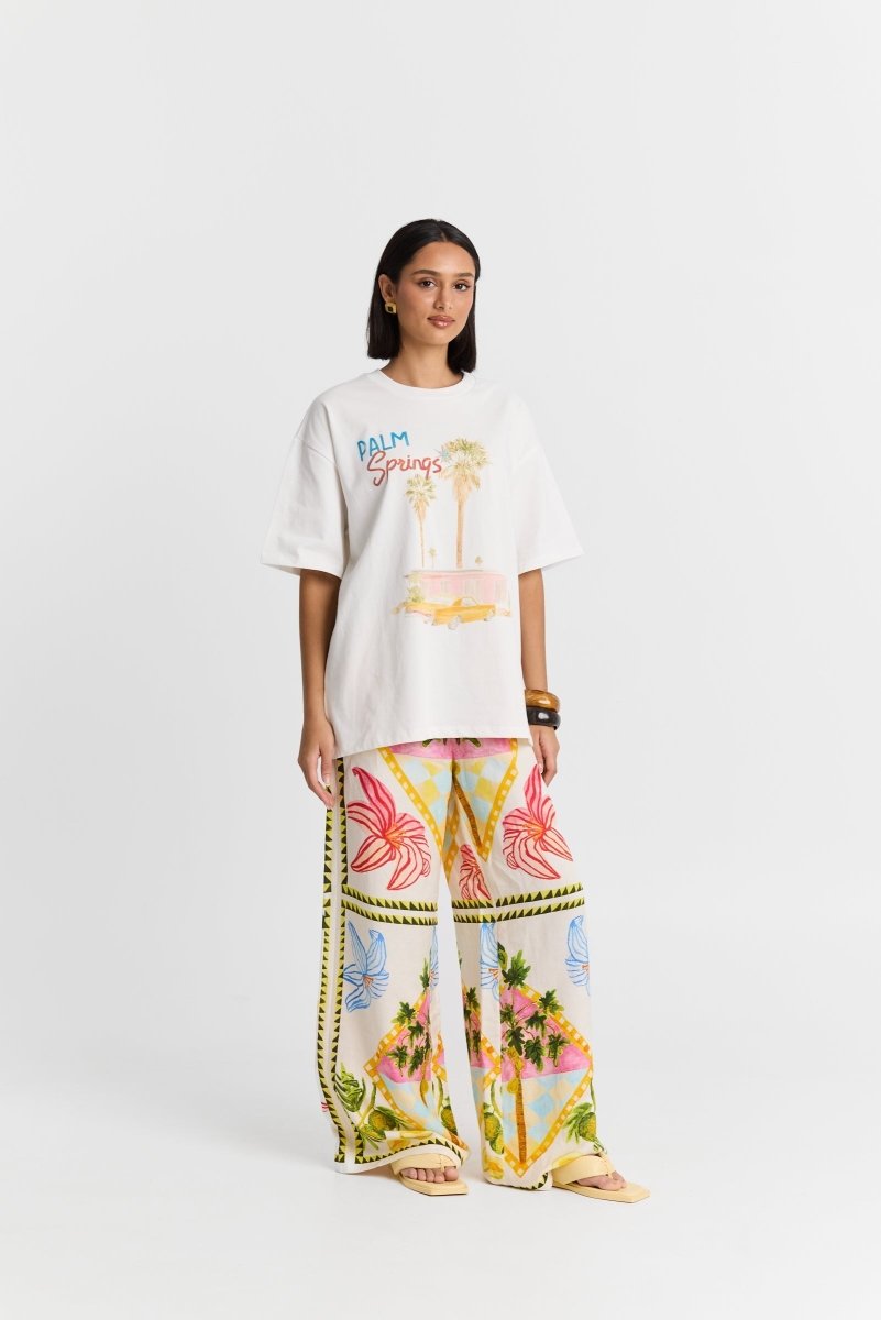 Palm Springs Oversize Tee Tee shirt MAKU THE LABEL