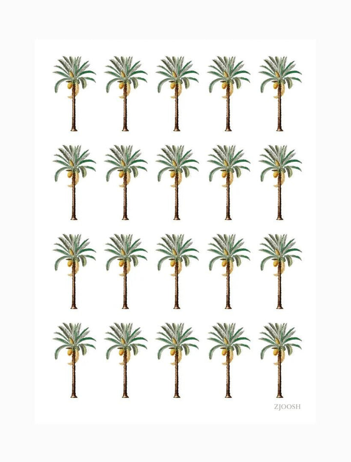 Palms Tea Towel Tea Towel zjoosh