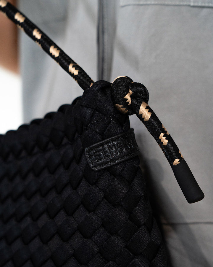 Panama Crossbody - Black Neo Plait - Stanleyandstone