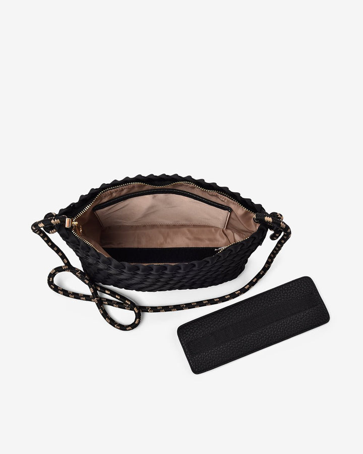 Panama Crossbody - Black Neo Plait - Stanleyandstone
