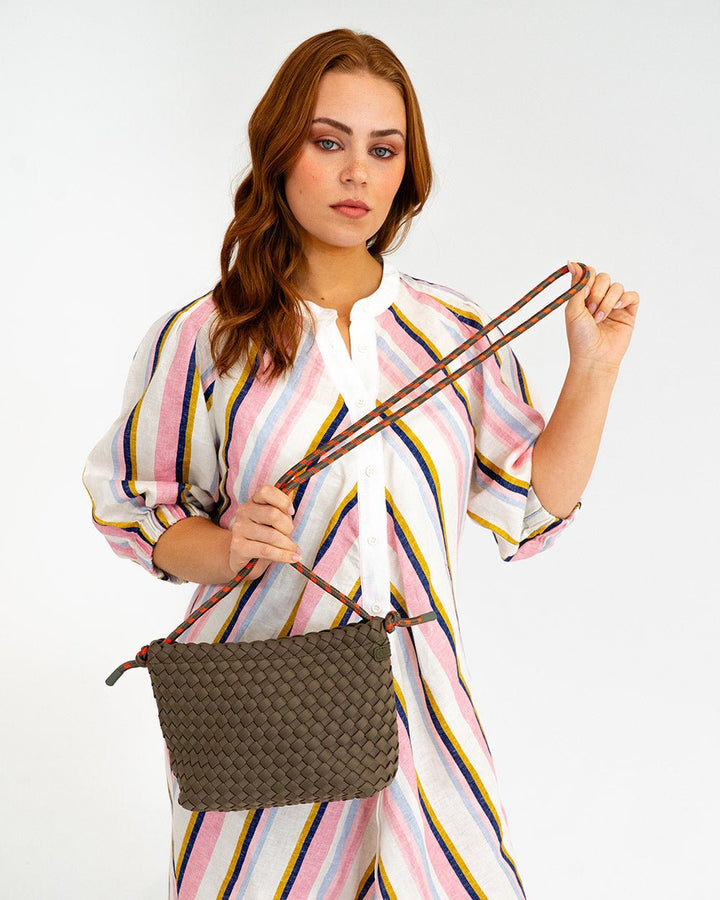 Panama Crossbody - Khaki Neo Plait - Stanleyandstone