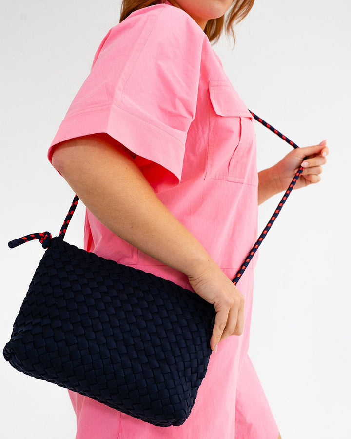 Panama Crossbody - Navy Neo Plait - Stanleyandstone