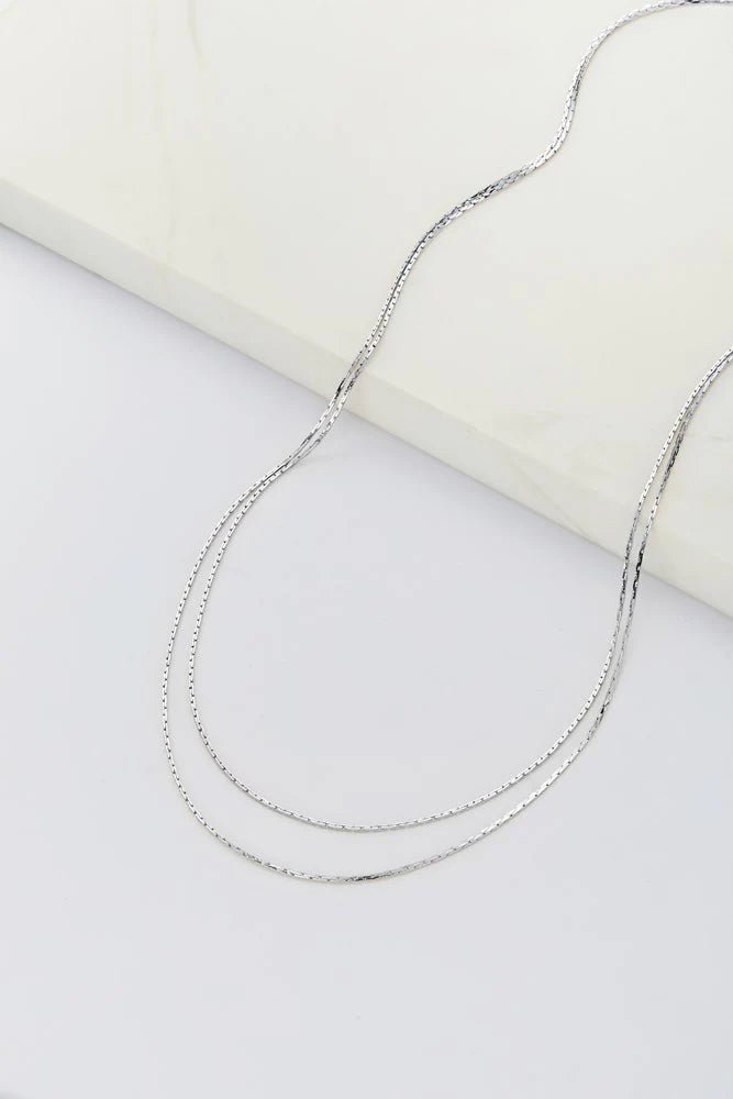 Paris Necklace - Silver Necklace Zafino Jewellery