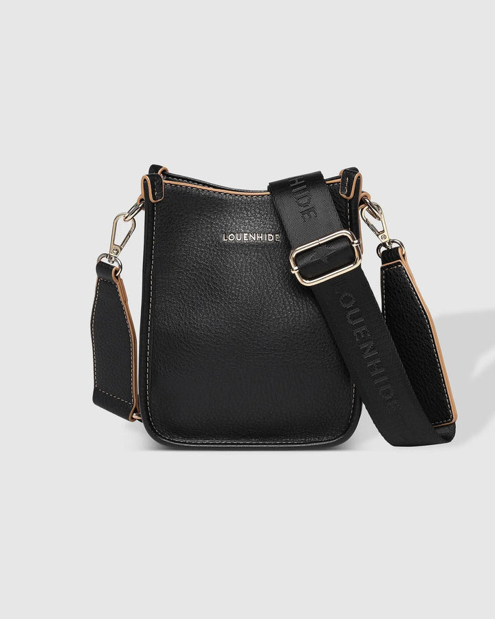 Parker phone cross body bag - black Handbag Louenhide