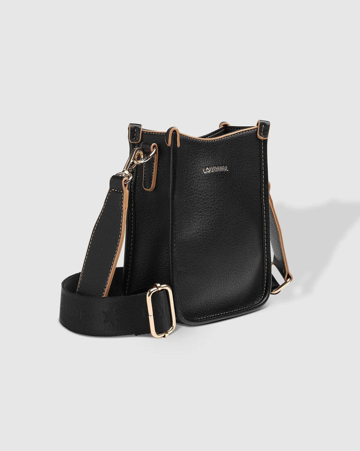 Parker phone cross body bag - black Handbag Louenhide