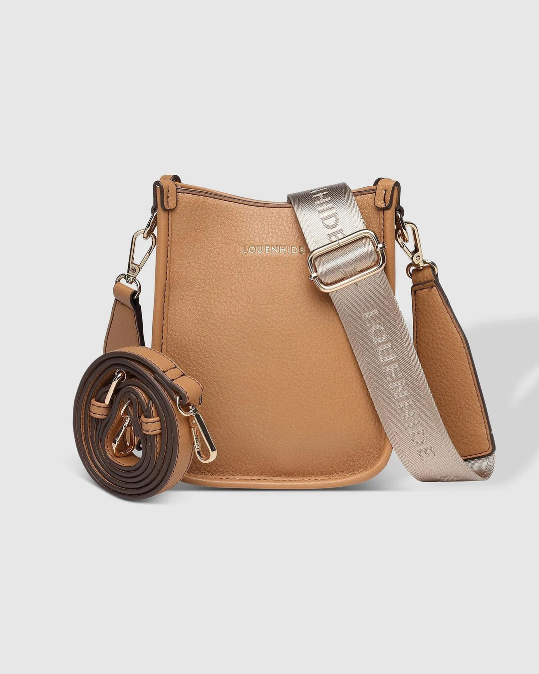 Parker phone cross body bag - camel Handbag Louenhide