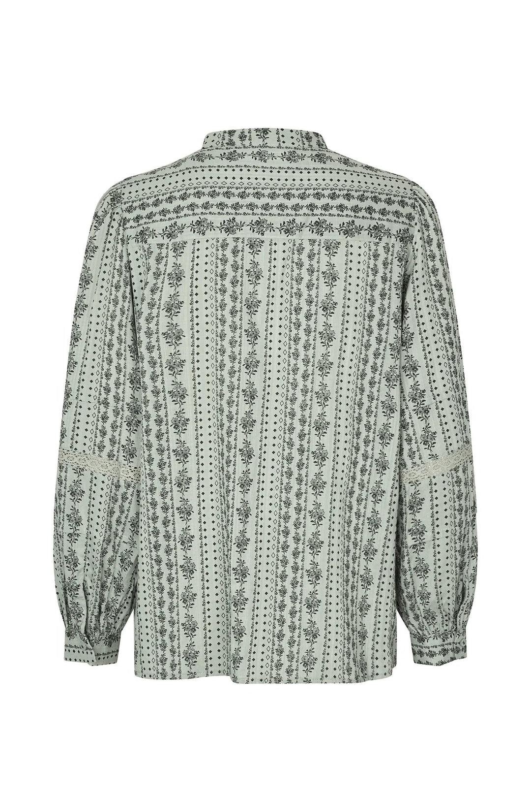 Paulina Shirt LS - Dusty Green Blouse Lollys Laundry