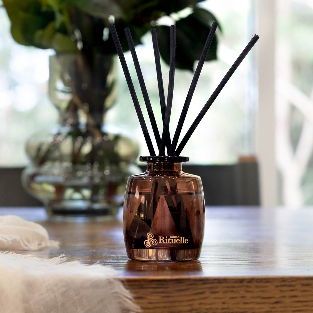 Black Amber, Rosewood &amp; Cedar<br> Mini Fragrance Diffuser Set | 90ml