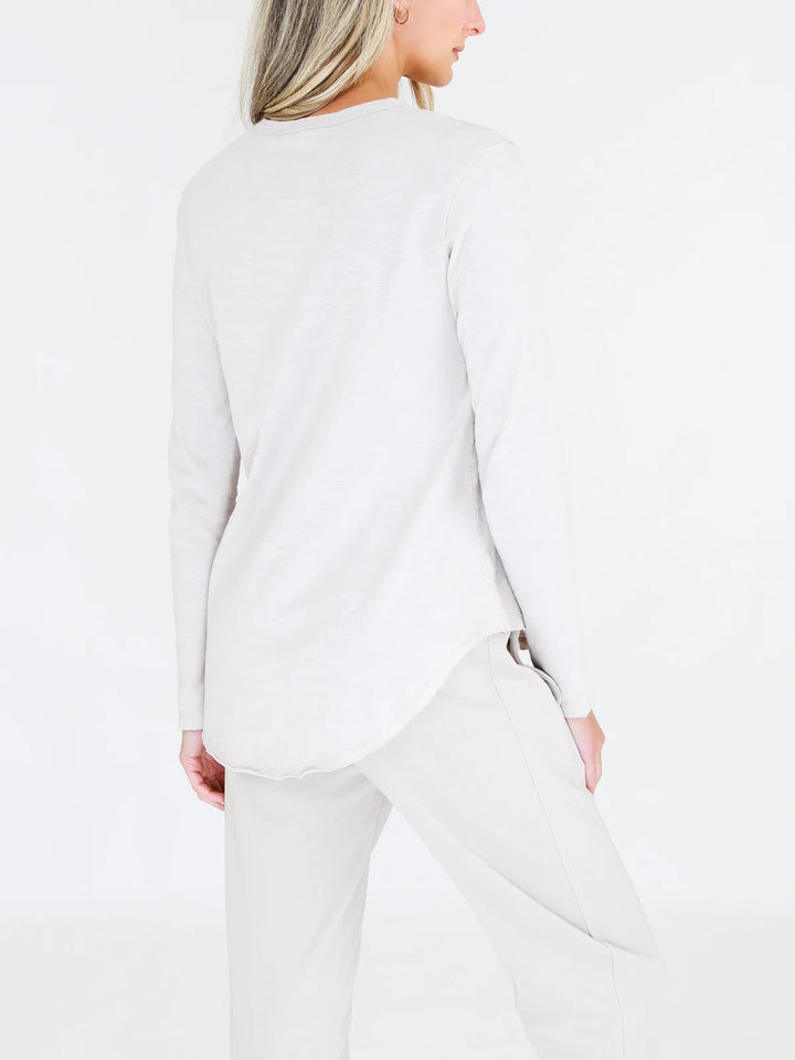 Penola Long Sleeve Tee - Angora Long Sleeve Tee 3rd Story