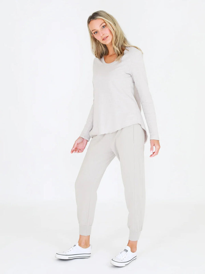 Penola Long Sleeve Tee - Angora Long Sleeve Tee 3rd Story