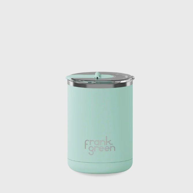 Peppermint 12Oz Ceramic Coffee Cup with Hinged Lid - LIMITED EDITION coffee cup Frank Green