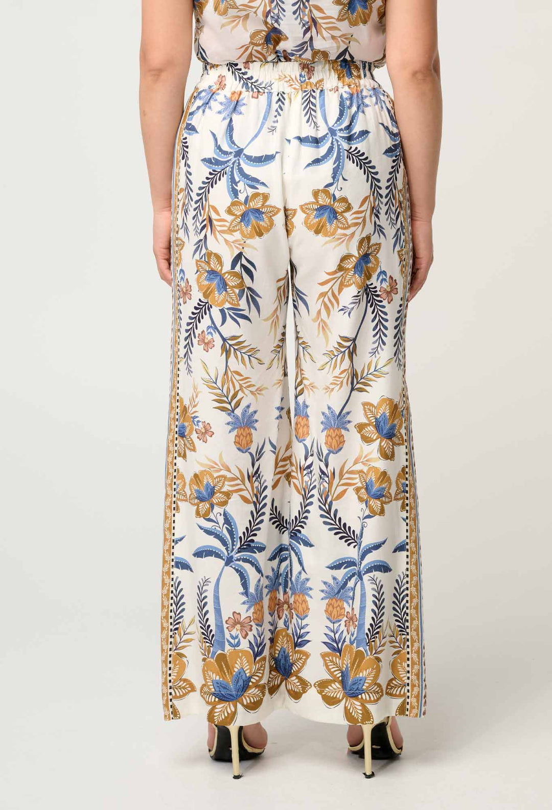 PETITE Willow Linen Viscose Pant in Golden Medina - Stanleyandstone