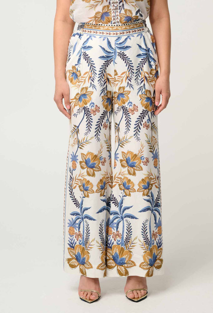 PETITE Willow Linen Viscose Pant in Golden Medina - Stanleyandstone