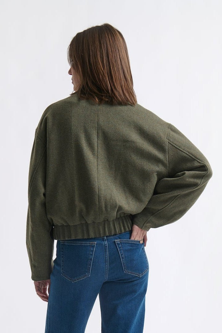 Peyton Bomber - Khaki jacket Kireina Australia