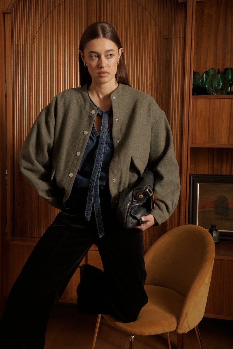 Peyton Bomber - Khaki - Stanleyandstone