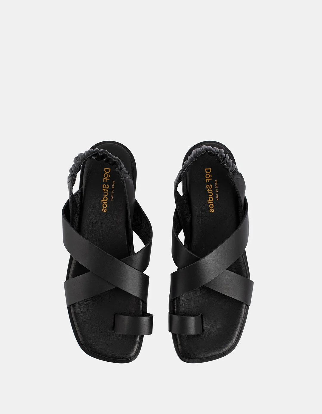 Pia Black Vachetta Shoes Department of Finery