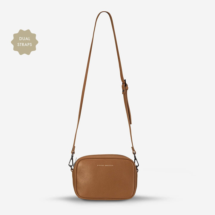 Plunder Bag With Dual Straps - Camel Status Anxiety