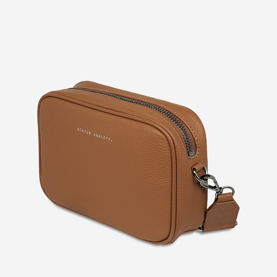 Plunder Bag With Dual Straps - Camel Status Anxiety