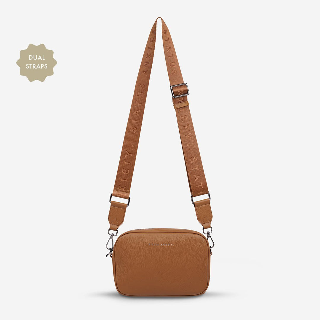 Plunder Bag With Dual Straps - Camel Status Anxiety