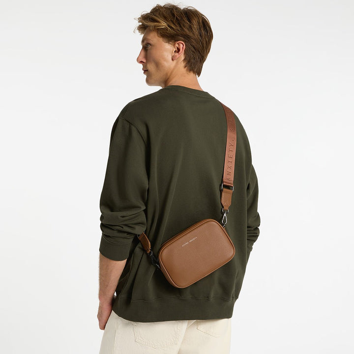 Plunder Bag With Dual Straps - Camel Status Anxiety