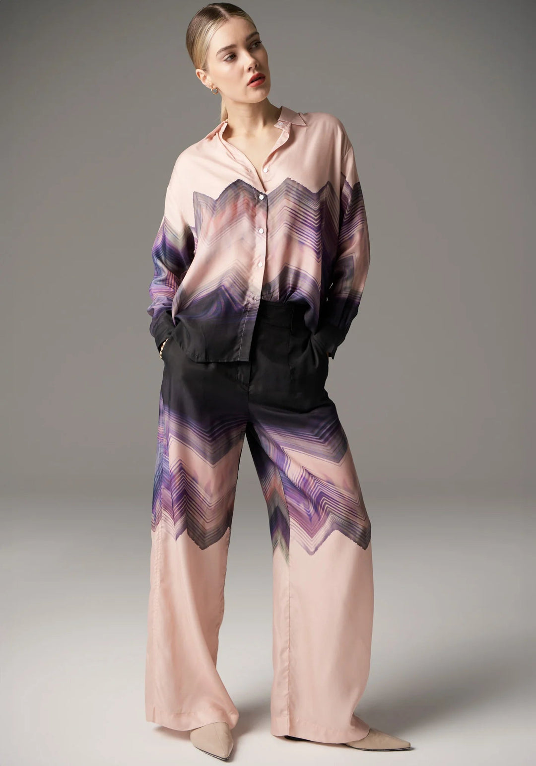 POL Armada Shirt - Armada Print blouse POL