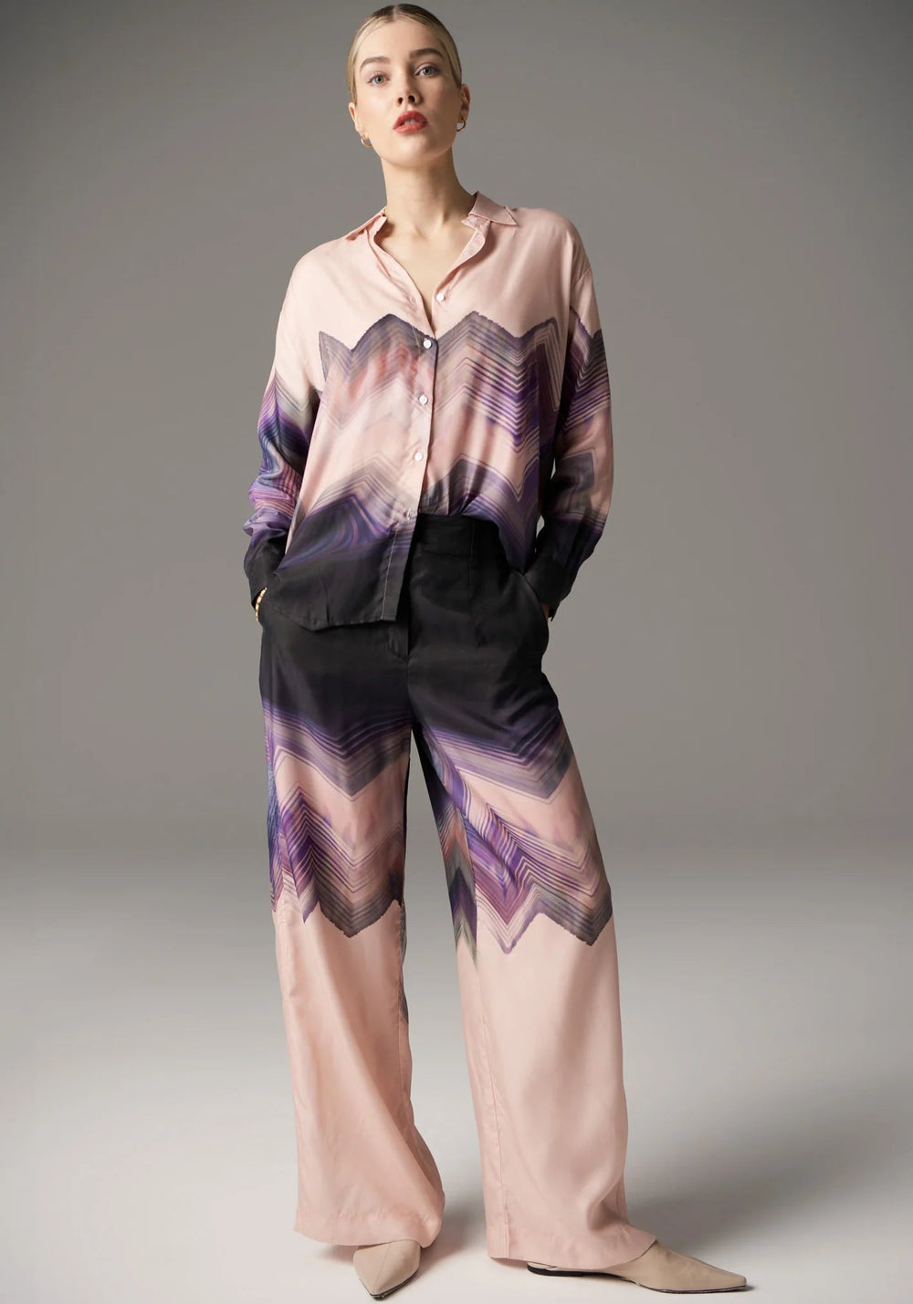 POL Armada Shirt - Armada Print blouse POL
