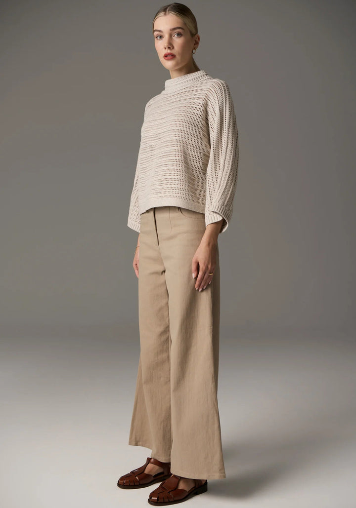 POL Daily Boxy Knit - Natural Shirts POL