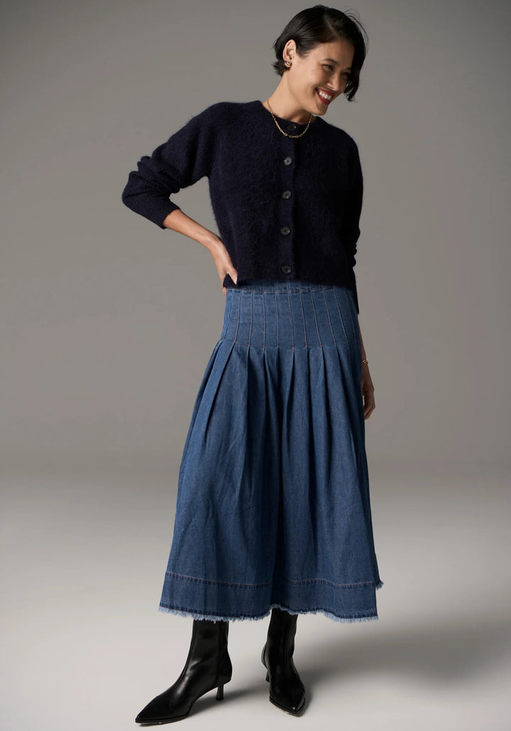 POL Finlay Cardigan - Ink knits POL