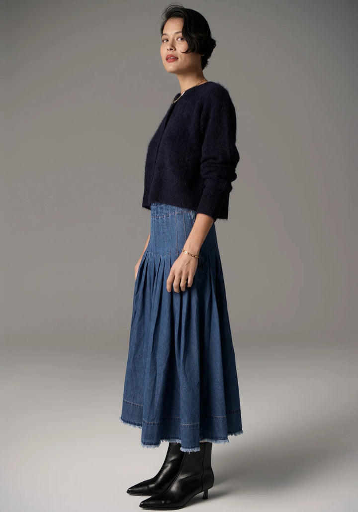 POL Finlay Cardigan - Ink knits POL