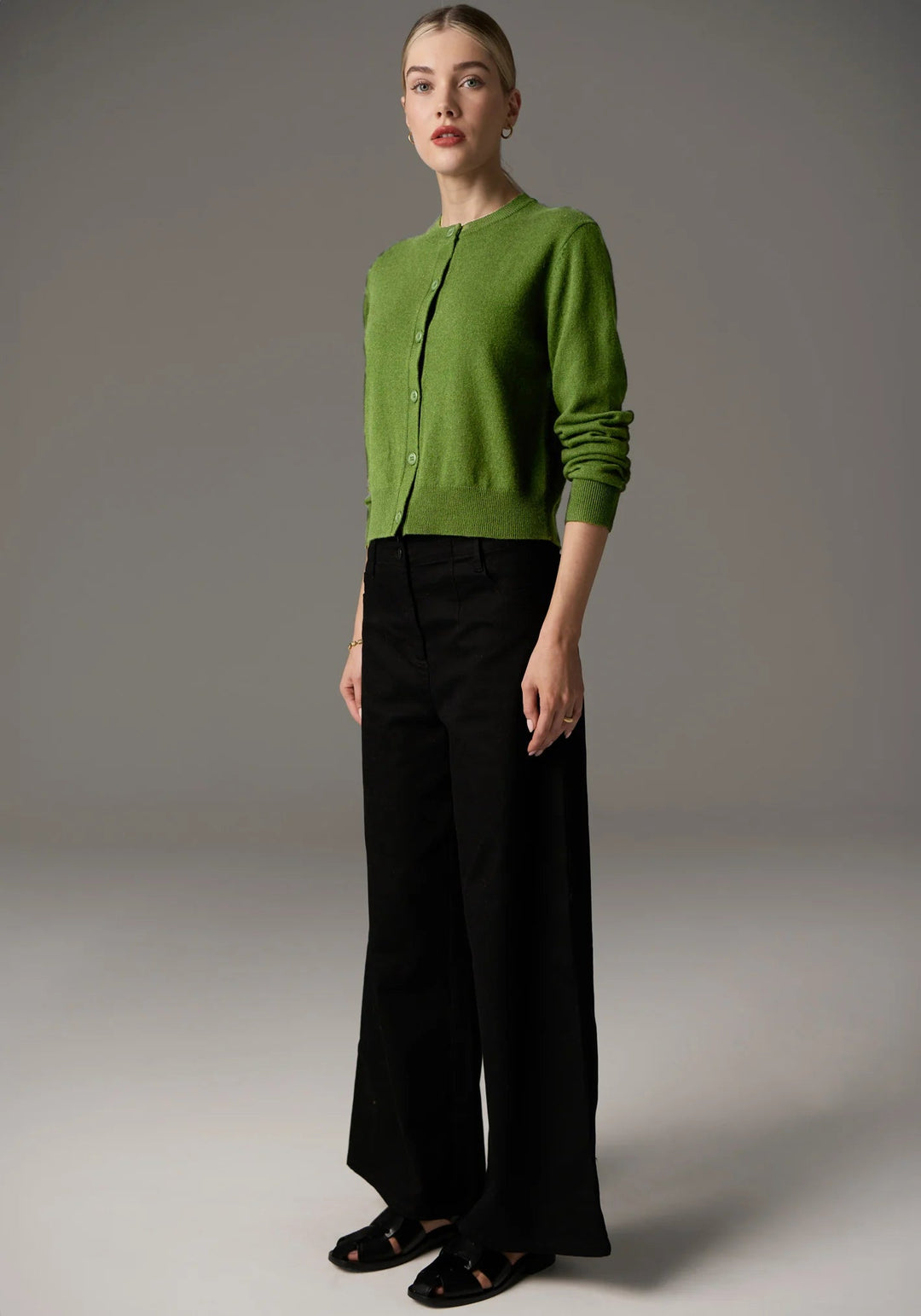 POL Largo Cardigan - Green knits POL