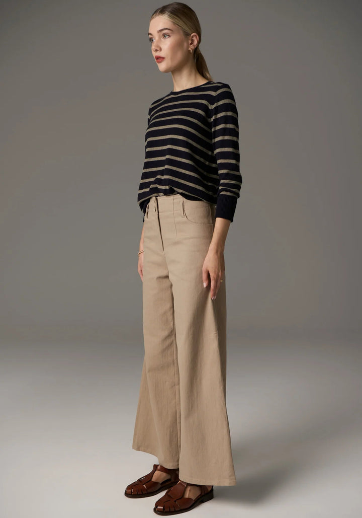 POL Lauren Wide Leg Jean - Sand Pants POL
