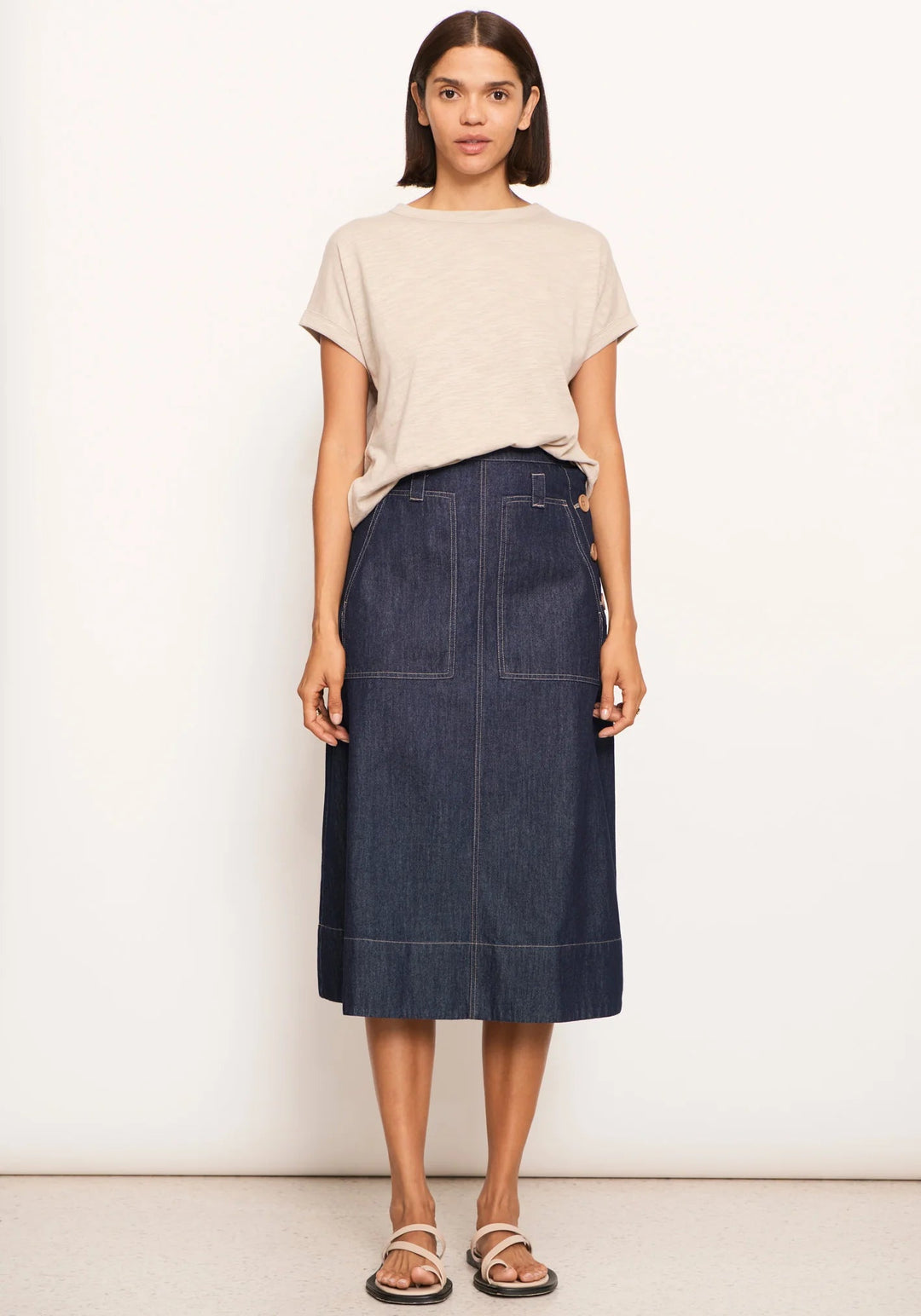POL Mast Tee - Pebble Tee shirt POL
