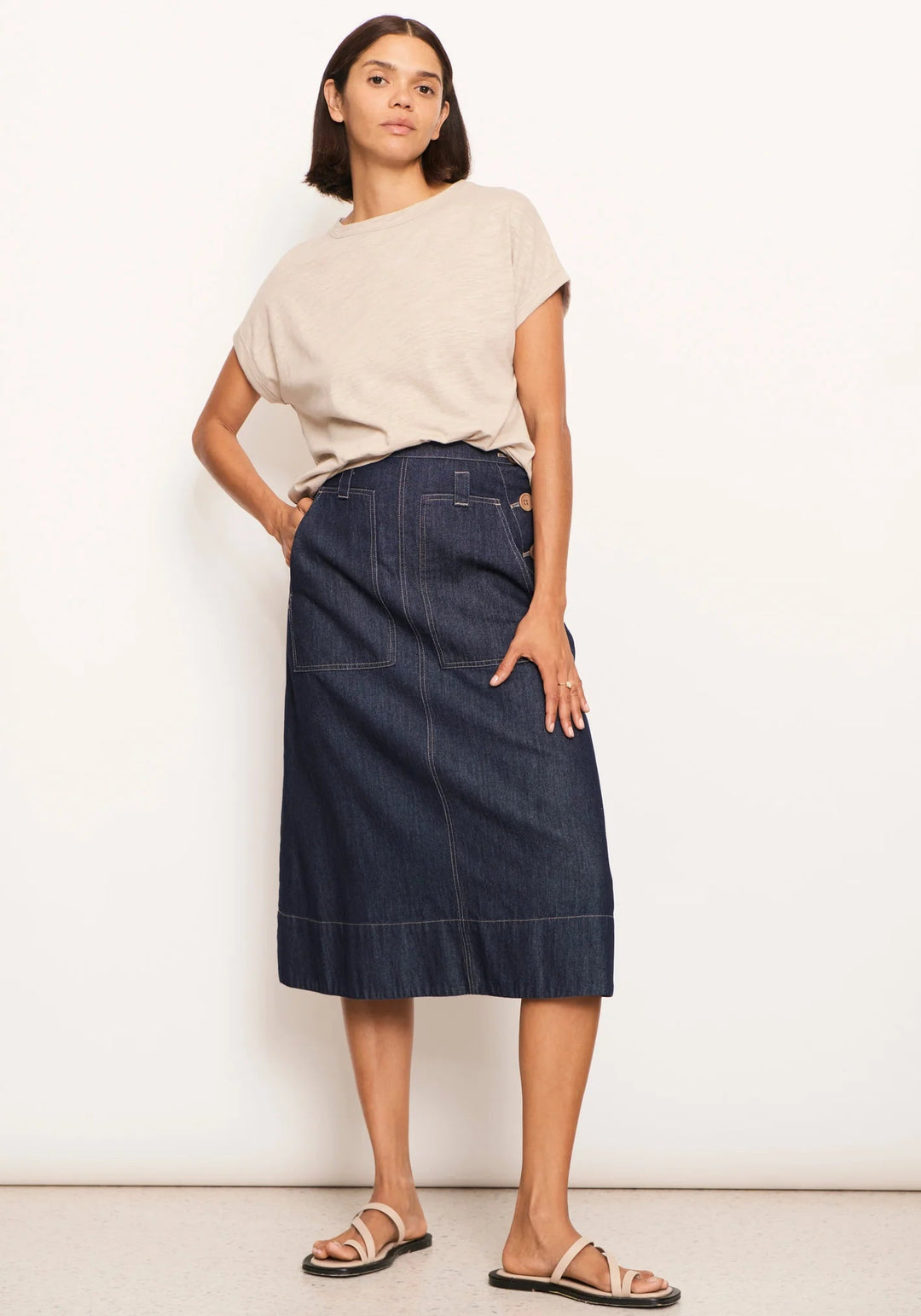 POL Mast Tee - Pebble Tee shirt POL