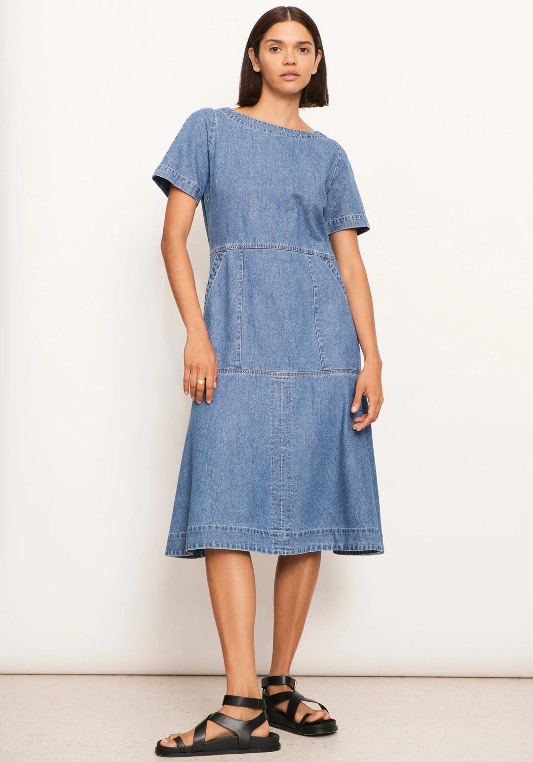 POL Raydell Denim Dress - Light Wash Dresses POL