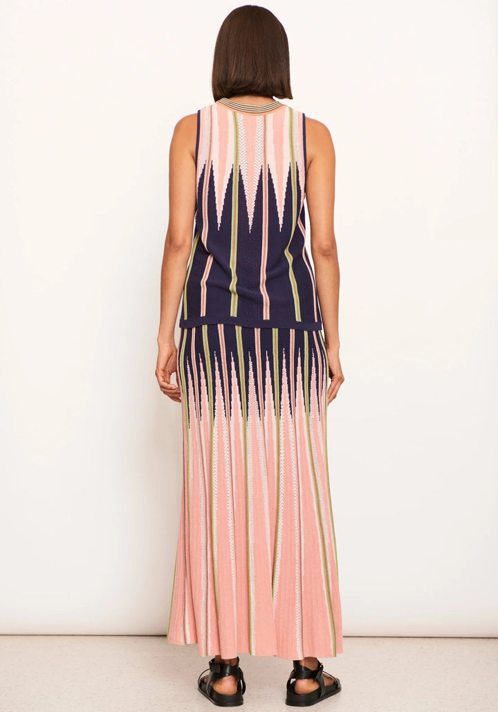 POL Spike Tank Pink Multi Tops POL